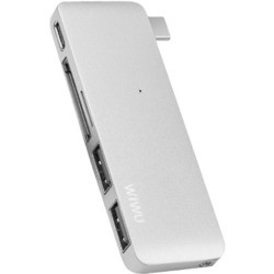 Картридер/USB-хаб WiWU Adapter C1 Plus