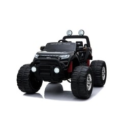 Детский электромобиль RiverToys Ford Ranger Monster Truck 4WD (черный)