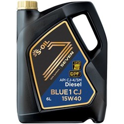 Моторное масло S-Oil Blue1 CJ 15W-40 6L