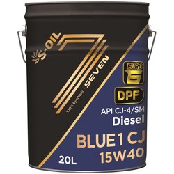 Моторное масло S-Oil Blue1 CJ 15W-40 20L