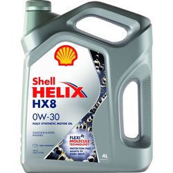 Моторное масло Shell Helix HX8 0W-30 4L
