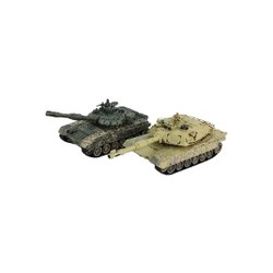 Танк на радиоуправлении Plamennyj Motor Battle Tank T-90&Abrams M1A2 1:28
