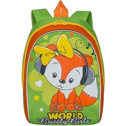 Школьный рюкзак (ранец) Grizzly RS-896-2 (зеленый)