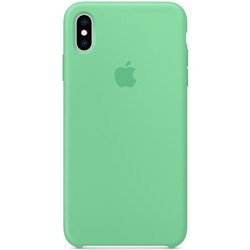 Чехол Apple Silicone Case for iPhone XS Max (коричневый)