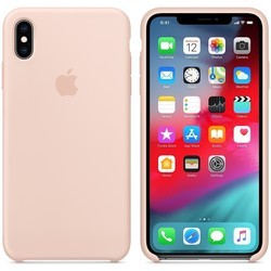 Чехол Apple Silicone Case for iPhone XS Max (розовый)