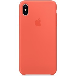 Чехол Apple Silicone Case for iPhone XS Max (коричневый)