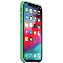 Чехол Apple Silicone Case for iPhone X/XS (синий)