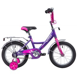 Детский велосипед Novatrack Vector 14 2019 (фиолетовый)