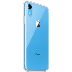 Чехол Apple Clear Case for iPhone XR (синий)