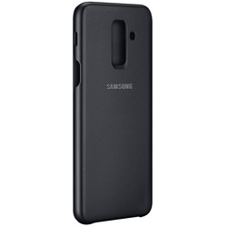 Чехол Samsung Wallet Cover for Galaxy A6 Plus (черный)