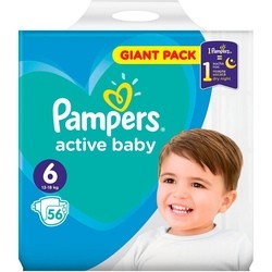 Подгузники Pampers Active Baby 6 / 56 pcs
