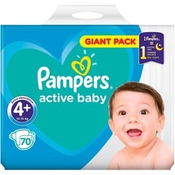 Подгузники Pampers Active Baby 4 Plus / 70 pcs