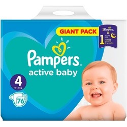 Подгузники Pampers Active Baby 4 / 76 pcs