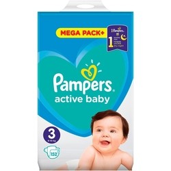 Подгузники Pampers Active Baby 3 / 152 pcs