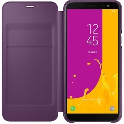 Чехол Samsung Wallet Cover for Galaxy J6 (фиолетовый)