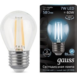Лампочка Gauss LED G45 11W 2700K E27 105802111