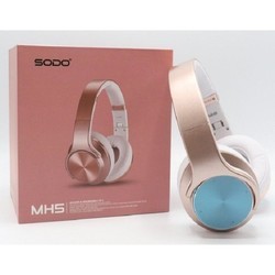 Наушники Sodo MH5 (розовый)