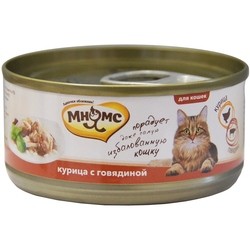 Корм для кошек Mnyams Adult Canned Chicken/Beef 1.68 kg