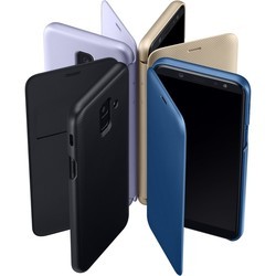 Чехол Samsung Wallet Cover for Galaxy A6 (черный)