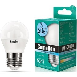 Лампочка Camelion LED10-G45 10W 6500K E27
