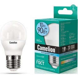 Лампочка Camelion LED10-G45 10W 3000K E27