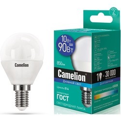Лампочка Camelion LED10-G45 10W 4500K E14