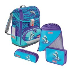 Школьный рюкзак (ранец) Step by Step Light2 Happy Dolphins (фиолетовый)