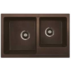 Кухонная мойка ORIVEL Quadro Plus 2D (коричневый)