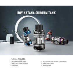 Электронная сигарета iJoy Katana Subohm Tank