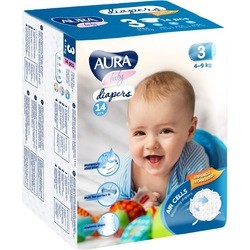 Подгузники Aura Baby 3