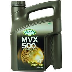 Моторное масло Yacco MVX 500 TS 4T 20W-50 4L