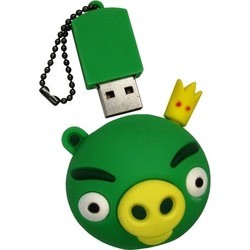 USB Flash (флешка) Uniq Angry Birds Pig with a Crown