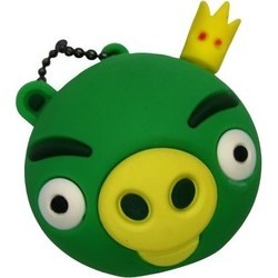 USB Flash (флешка) Uniq Angry Birds Pig with a Crown 8Gb