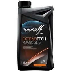 Трансмиссионное масло WOLF Extendtech 75W-80 GL5 1L