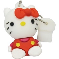 USB Flash (флешка) Uniq Hello Kitty Sitting Head 4Gb