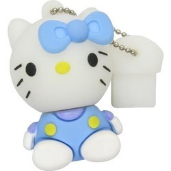 USB Flash (флешка) Uniq Hello Kitty Sitting Head 3.0 8Gb