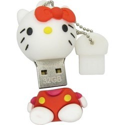 USB Flash (флешка) Uniq Hello Kitty Sitting Head 3.0 128Gb
