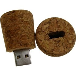 USB Flash (флешка) Uniq Wooden Champagne Cork 3.0 16Gb