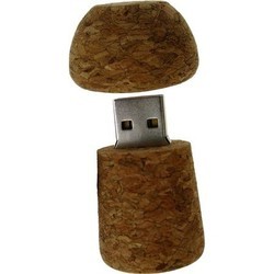 USB Flash (флешка) Uniq Wooden Champagne Cork 3.0 16Gb