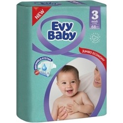 Подгузники Evy Baby Diapers 3 / 68 pcs