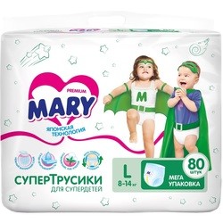 Подгузники MARY Pants L / 80 pcs