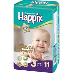 Подгузники Happix Diapers 3 / 11 pcs