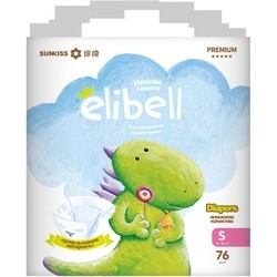Подгузники Elibell Diapers S / 76 pcs