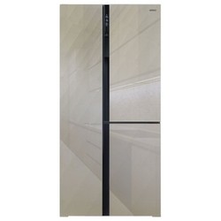 Холодильник Ginzzu NFK-610 Glass (золотистый)