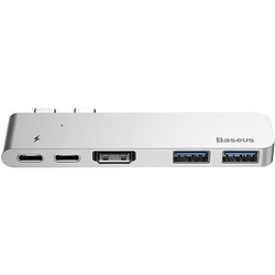 Картридер/USB-хаб BASEUS Thunderbolt C+ Dual Type-C to USB3.0/HDMI/Type-C