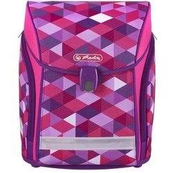 Школьный рюкзак (ранец) Herlitz Midi Pink Cubes