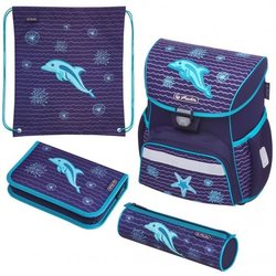 Школьный рюкзак (ранец) Herlitz Loop Plus Dolphin