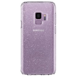 Чехол Spigen Liquid Crystal Glitter for Galaxy S9 (серебристый)