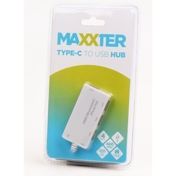 Картридер/USB-хаб Maxxter HC-204