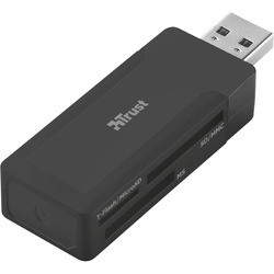 Картридер/USB-хаб Trust Aru Mini Card Reader